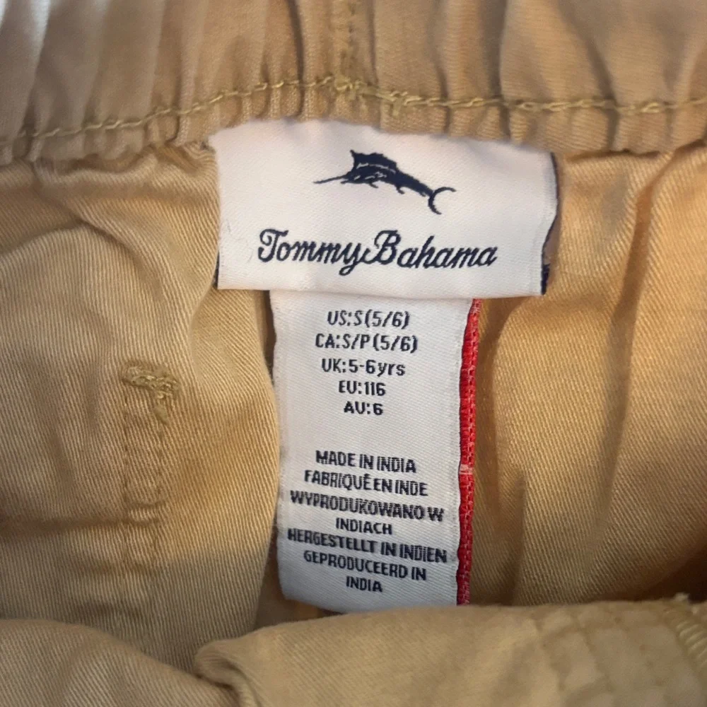 Tommy Bahama Kids Tan Joggers size S(5/6) - Picture 2 of 4
